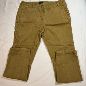 Olivia Lauren Stretch Twill Pants Olive Khaki Mid Rise‎ Women's Small KR 76